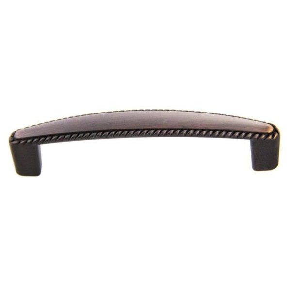Crown 4-3/5" Deco Cabinet Pull with 3-3/4" Center to Center Oil Rubbed Bronze Finish CHP8136610B